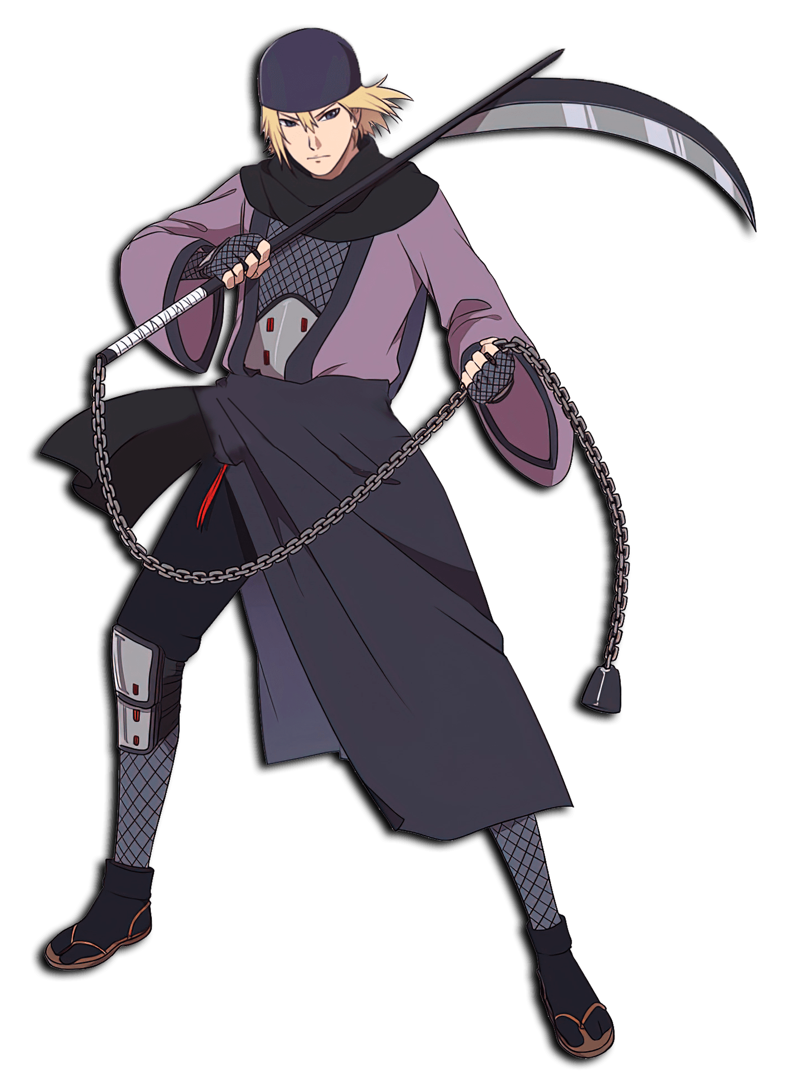 ninja holding a scythe